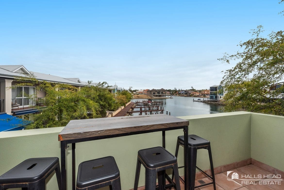 Halls Head Canal Property For Sale_Balcony Water view