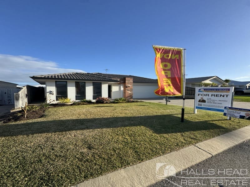 Mandurah Real Estate Agency Halls Head Real Estate promoting one of their homes